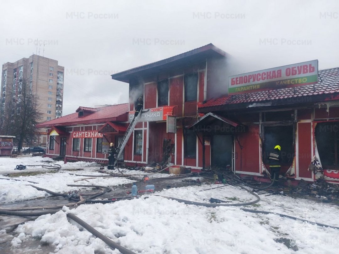 Пожарно-спасательные подразделения Ленинградской области локализовали пожар в г. Кингисепп