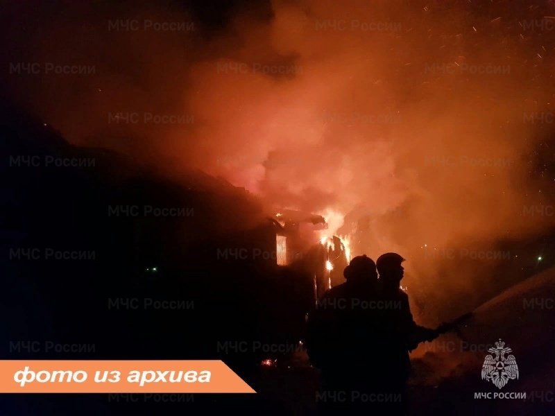 Пожарно-спасательные подразделения Ленинградской области ликвидировали пожар пожар в Кингисеппском районе